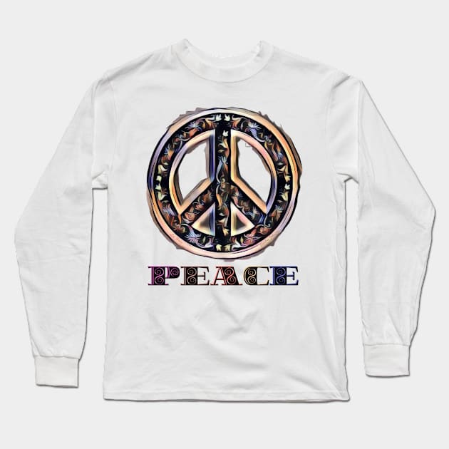 Peace Long Sleeve T-Shirt by Lees Tees